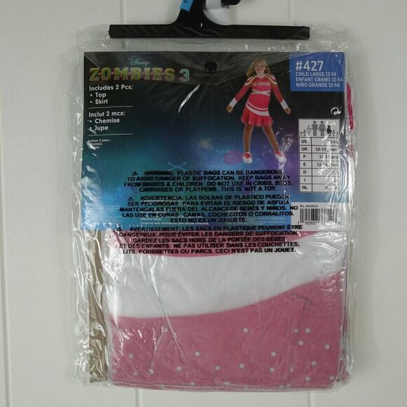 Disney Zombies 3 Girls Addison Costume Large 12-14 - Picture 3 of 7